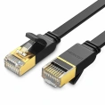 Патч-корд UGREEN NW106 11276 Cat 7 U/FTP Lan Cable Flat Design 1,5m - Black 11276_