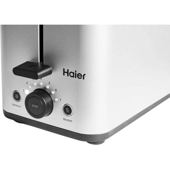 Тостер HAIER HT-601,  серебристый [f90045m00ru]