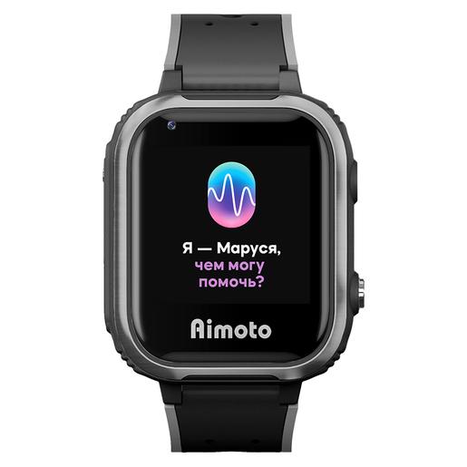 Смарт-часы Кнопка Жизни Aimoto Маруся IQ 4G,  1.44",  черный/черный [8108802]