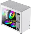 Корпус MicroATX Без БП GameMax Spark Full Tempered Glass,1xUSB-A 3.2 5Гбит/с, 1xUSB-С 3.2 5Гбит/с, HD Audio+Mic, VGA MAX 355mm, CPU MAX 168mm, пылевые фильтры,up to 6x 120-140mm fans White