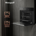 Духовой шкаф Электрический Weissgauff EOV 186 LB черный  Акция