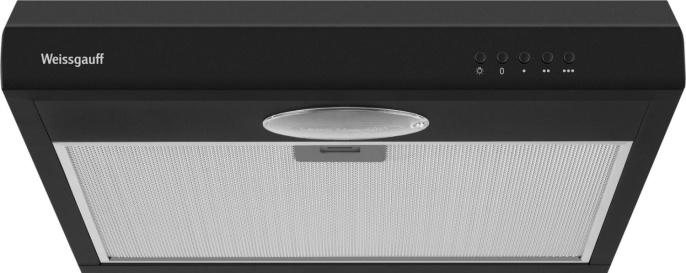 Вытяжка козырьковая Weissgauff Cover 50 черный управление: кнопочное (439258)