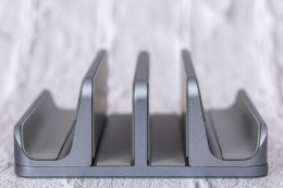 Вертикальная подставка CABLETIME CS14G (CT-VLP02-AG) для ноутбука, серый