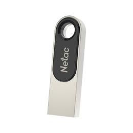 Флешка USB NETAC U278 8ГБ, USB2.0, серебристый и черный [nt03u278n-008g-20pn]