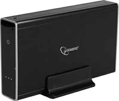 Мобильное шасси Gembird EE3-U3S-80 (EXT BOX для внешнего подключения 3.5" SATA HDD USB3.0 Aluminum)+БП