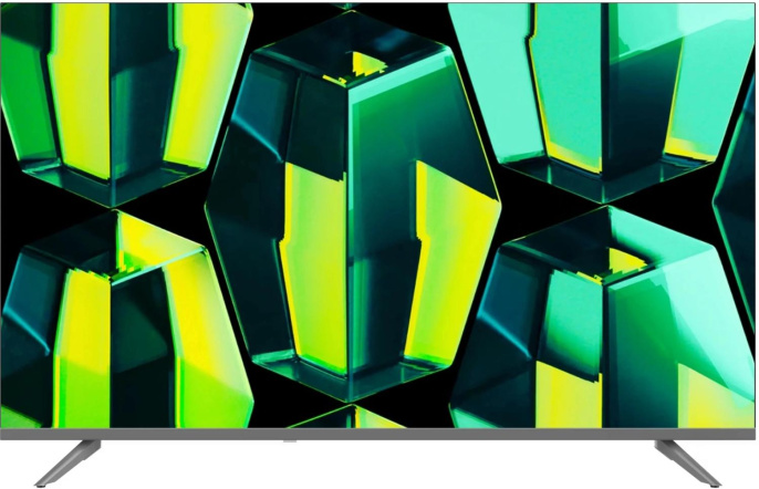 Телевизор LED Sber 43" SDX-43U4014 Салют ТВ серебристый 4K Ultra HD 60Hz DVB-T DVB-T2 DVB-C DVB-C2 DVB-S DVB-S2 USB 2.0 WiFi Smart TV