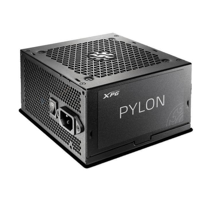 XPG Pylon 550 ATX 2.52, 550W, PWM 120mm FDB fan, Active PFC, DC to DC, 80+ BRONZE,Japanese main capacitor RET PYLON550B-BKCEU