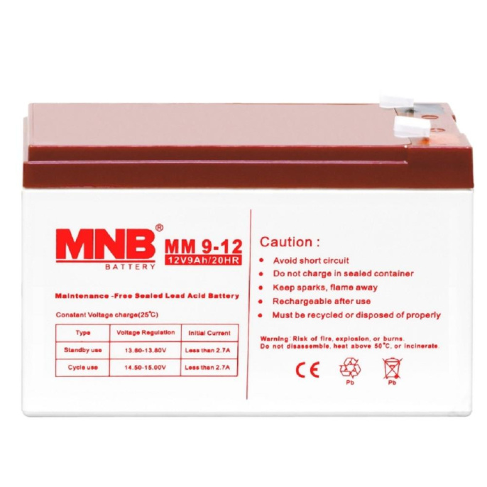MNB Battery MNB MM 9-12 12V/9Ah F2 {УТ-00003094}