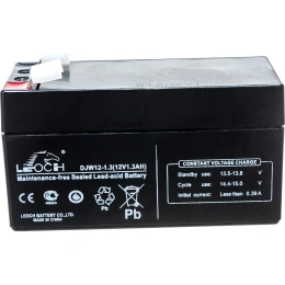 Аккумулятор для ИБП Leoch DJW12-1.3 12В, 1.3 Ач УТ-00001274