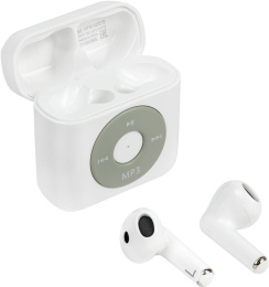 Наушники HIPER TWS MP3 HDX15, Bluetooth, вкладыши, белый [htw-hdx15]