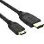 Кабель HDMI-19M --MiniHDMI-19M ver 2.0 1.8m VCOM CG583-1.8M 