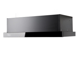 Вытяжка встраиваемая Oasis UV-60G F черный управление: кнопочное 1 мотор