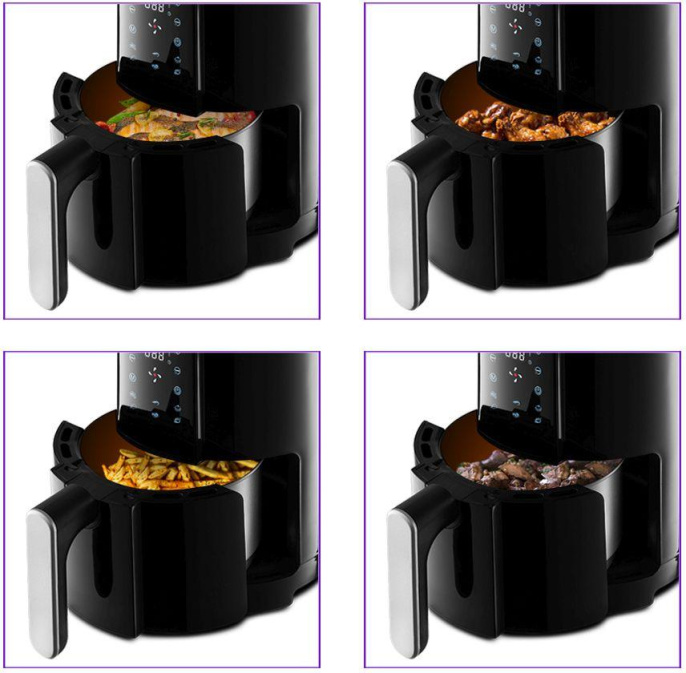 Аэрогриль Kitfort КТ-2225 1000Вт черный