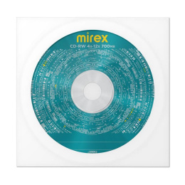 Диск CD-RW 700Mb 12x Mirex Brand конверт UL121002A8C