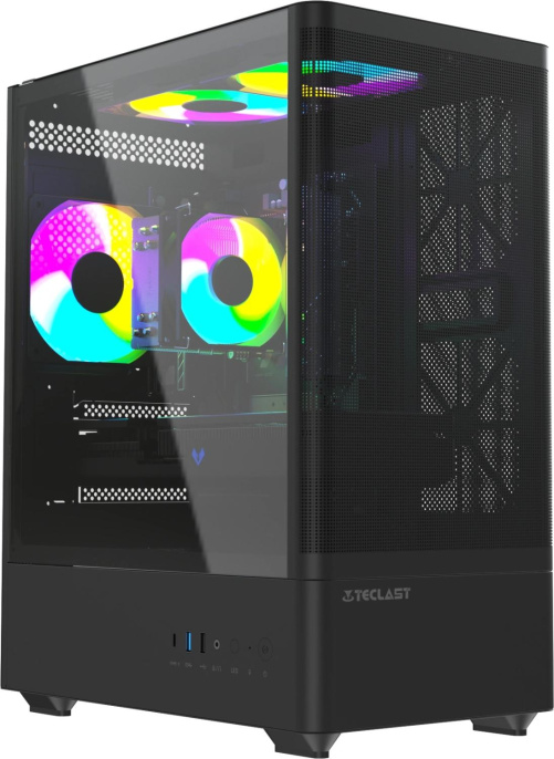 ПК Teclast G03 Ryzen 5 7500F 3.7 32Gb SSD1Tb RTX5060TI 8Gb Windows 11 Pro GbitEth WiFi BT 500W черный G03 7500F32G1T5060T8BKRU
