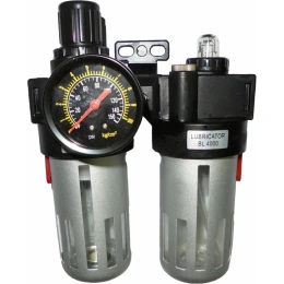 Фильтр-редуктор-лубрикатор 3/8" KraftWell KRW1771.2A38