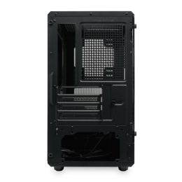 Корпус без блока питания Case HSPD M331, Mesh Mini-tower, Black, TG, 0.4 SPCC, no fans mATX, mITX 175/329/170mm 1x2.5", 2x3.5", 4xPCI 1xUSB-A 3.0, 1xUSB-A 1.0 370x220x408mm (M331-TGBK)
