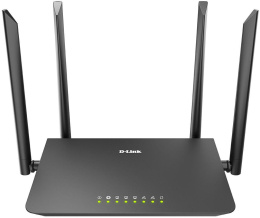 Wi-Fi роутер D-Link DIR-820/RU/A1A,  Wi-Fi 5,  AC1200,  2.4/5ГГц, 3 LAN,  черный