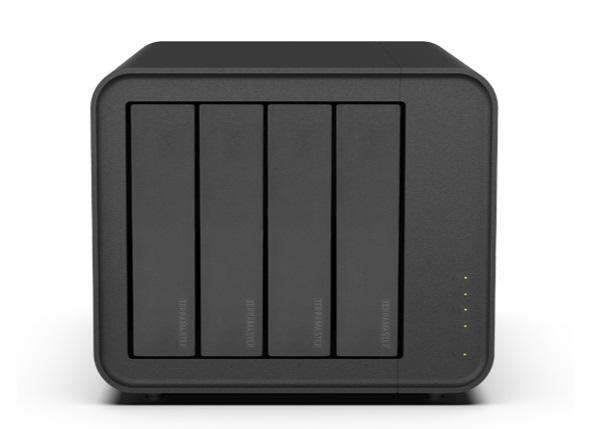 Внешний корпус для жёстких дисков TerraMaster D4-320 DAS tower/JBOD,RAID0,1/up to 4 SATA 3,5' or 2,5' /1xUSB3.1 Type-C gen2/1xPS/1YW