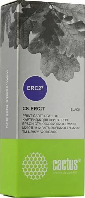 Картридж Cactus CS-ERC27 Black для Epson CTM290/390/G5800