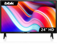 24" Телевизор BBK 24LEM-1049/T2C (B) HD, черный