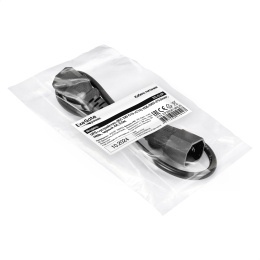 Кабель питания ExeGate Power EC-0.5P-C13- C14/3x0.5Cu IEC 320 C13 - IEC 320 C14, VDE-250V-3*0.5mm2, медь, черный, 6A, 0.5м EP280619RUS