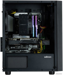 Корпус Zalman T3 Plus черный без БП mATX 2xUSB2.0 1xUSB3.0 audio front door bott PSU