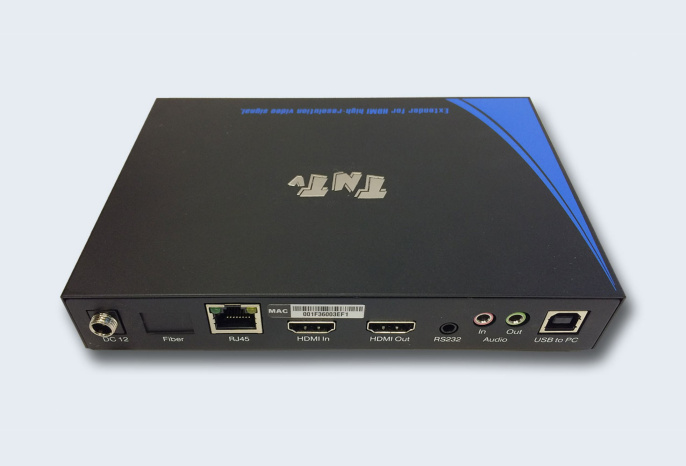 TNTV/TNT MMS-730H-T Удлинитель-передатчик, KVM HDMI+USB+AUDIO+RS232+IR, 100 м. точка-точка/неогранич. в пределах LAN, 1xUTP;GbE TCP/IP;IGMP , макс.разр.3840x2160 30Hz 4:2:0 Cat5e/6/7, HDMI+2xUSB A+USB B+4xMINIJACK, DC 12V