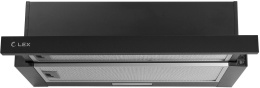 Встраиваемая вытяжка LEX Hide 500, управление кнопочное, черный [chat000120]