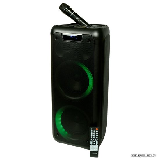 Акустическая портативная колонка Nakatomi GS-40 - 50W, Караоке с беспр. микр., BTFMUSBSDLEDДУ