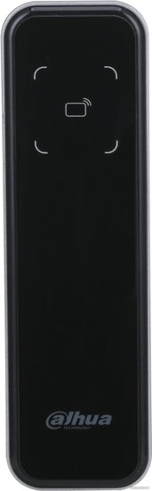 Считыватель Dahua DHI-ASR2200A влагозащищенный, интерфейс подключения RS-485/Wiegand; защита от вскрытия корпуса, IP66; Mifare 1 K 13.56МГц ; питание DC 12В, рабочая температура: -30°C~+70°C