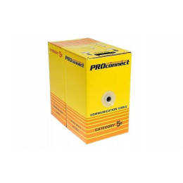 Кабель информационный PROconnect 01-0027 кат.5E FTP 2 пары 24AWG PVC внутренний 305м серый