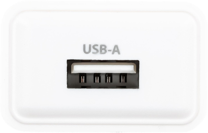Сетевое зарядное устройство Buro BUWA1,  USB-A,  10.5Вт, 2.1A, белый [buwa10s100wh]