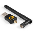 Сетевой адаптер Wi-Fi 5 двухдиапазонный ExeGate EX-W5-T2U Plus-AC650 (Wi-Fi AC (a/b/g/n/ac), чипсет Realtek8811, 2.4 ГГц до 200 Мбит/с + 5 ГГц до 433 Мбит/с, внешняя съемная 2dBi антенна, USB 2.0) EX299657RUS