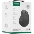 Беспроводная вертикальная мышка UGREEN M571P 65042 Wireless Vertical Mouse 2.4GHz & Bluetooth. Цвет: черный