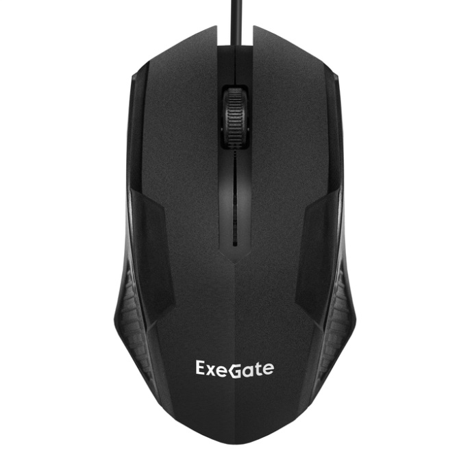 Exegate EX264096RUS Мышь Exegate SH-9025 black, optical, 3btn/scroll, 1000dpi, USB , Color box