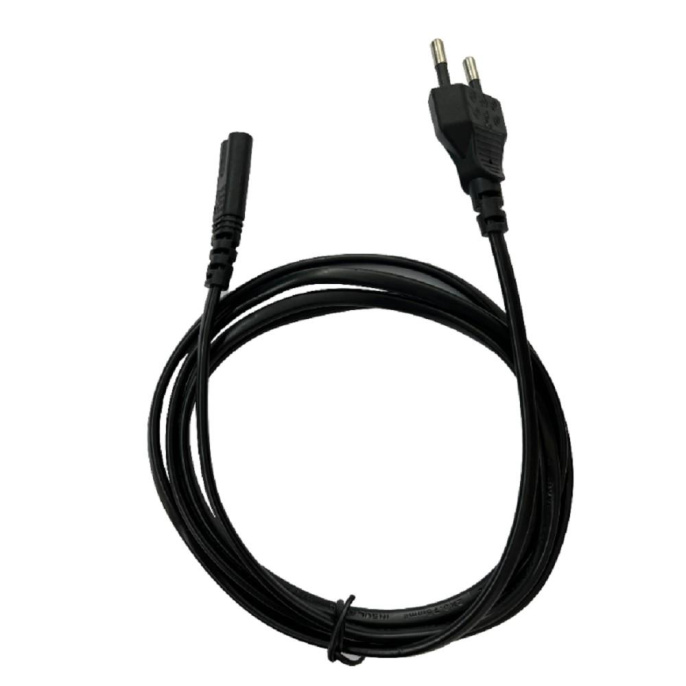 Bion Кабель питания 1.8м, Евровилка с заземлением Schuko-C7 2-pin , 0.75мм, 10А, черный [BXP-PC-386-VDE]