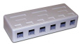 Настенная коробка 6 портов для Keystone TWT-SA6-WH