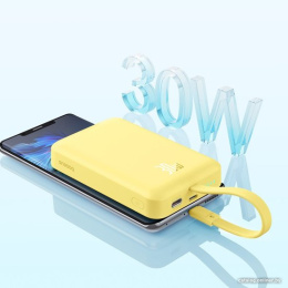 Портативное зарядное устройство Baseus P1002210BY23-00 Magnetic Mini Wireless Fast Charge Type-C Edition 10000mAh 30W Lemon Yellow