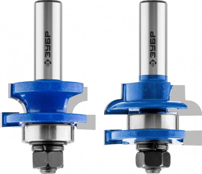 Набор фрез ЗУБР 28773-41.3-H2,  по дереву,  12мм