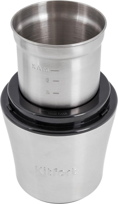 Кофемолка KITFORT КТ-1329,  серебристый