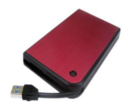 Внешний корпус для HDD/SSD AgeStar 3UB2A14, красный