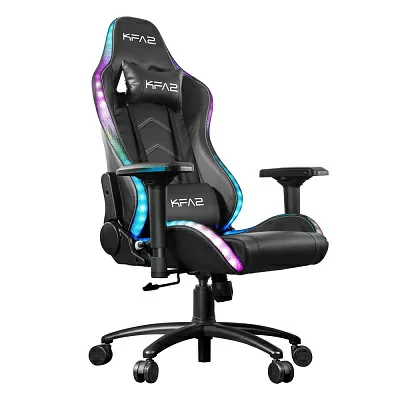 Игровое кресло KFA2 Gaming Chair 01 RGB SE Black With RGB remote control RK01P4DBY2