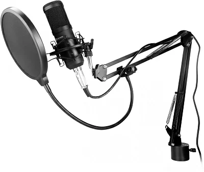 Микрофон проводной Оклик SM-600G 2.5м черный