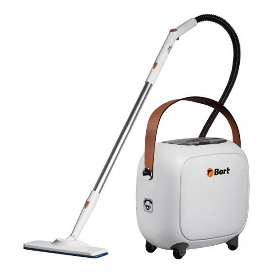 Bort ПАРООЧИСТИТЕЛЬ BDR-3000-RR {Мощность 1650 Вт; Макс 4 бар; подача пара 45 г/мин; Температура 143 °С; Емкость бачка 1200 мл гарантия 2 г} [93722425]