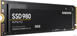 Накопитель SSD SAMSUNG 500Gb 980 M.2 2280, PCI-E Gen3 x4, NVMe, R/W 3100/2600MB/s, 300TBW MZ-V8V500BW