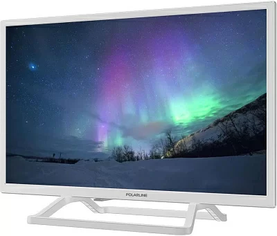 Телевизор LED PolarLine 24" 24PL52TC белый HD 50Hz DVB-T DVB-T2 DVB-C WiFi Smart TV (RUS)