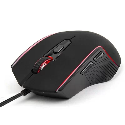 Мышь Gaming Mouse HIPER MX-R400 Black (7D, 7200DPI, 1.5m cable, USB)