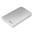 Внешний корпус Gembird USB 2.0 для 2.5" HDD/SSD, порт mini USB, SATA III, металл, серебристый, коробка, EE2-U2S-41-S