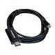 Кабель-переходник Гарнизон GCC-A-CM-HDMI-1.8M с Type-C на HDMI v1.4, 1.8м, черный, пакет